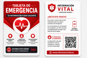 Tarjeta de Emergencia con QR